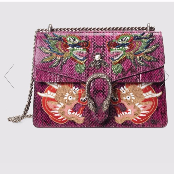 Gucci Handbags - Gucci Dionysus Medium Snakeskin Shoulder Bag NWT